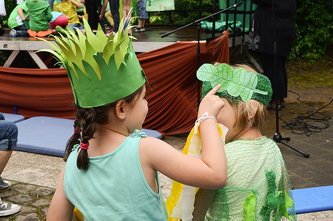 Beim Sommerfest